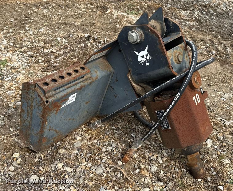 image for item EH7468 Bobcat 10 Auger compact utility loader auger attachment