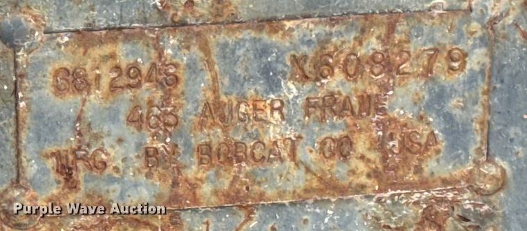 image for item EH7468 Bobcat 10 Auger compact utility loader auger attachment