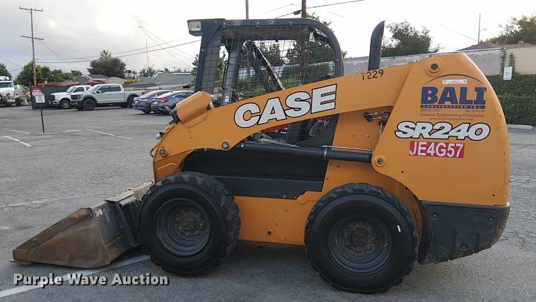 image for item EL6110 2019 Case SR240 skid steer loader