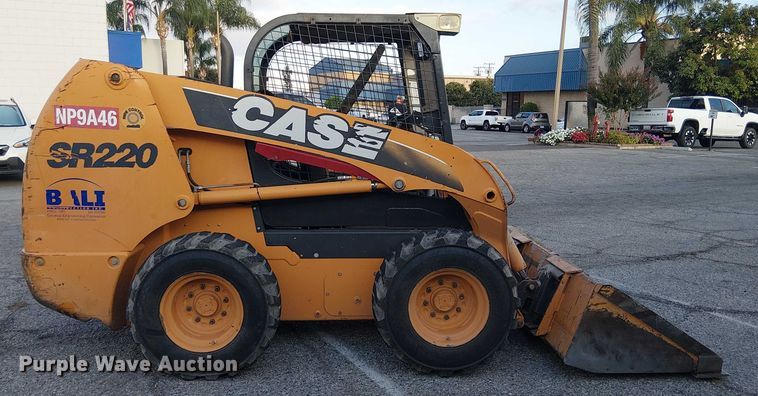 image for item EL6111 2011 Case SR220 skid steer loader