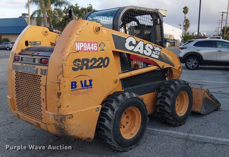 image for item EL6111 2011 Case SR220 skid steer loader