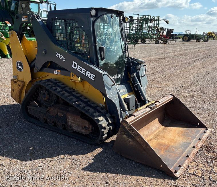 MINI CARGADOR SOBRE ORUGAS 2017 JOHN DEERE 317G