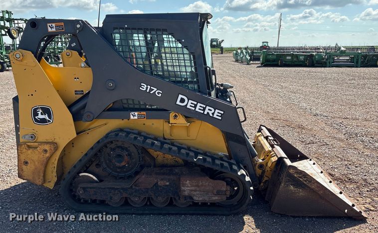 MINI CARGADOR SOBRE ORUGAS 2017 JOHN DEERE 317G