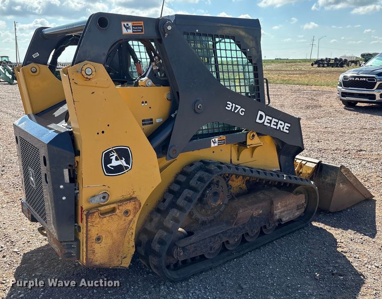 MINI CARGADOR SOBRE ORUGAS 2017 JOHN DEERE 317G