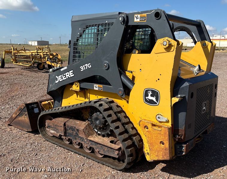 image for item EM0593 2017 John Deere 317G tracked skid steer loader