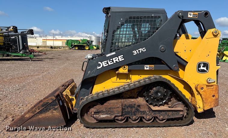 image for item EM0593 2017 John Deere 317G tracked skid steer loader