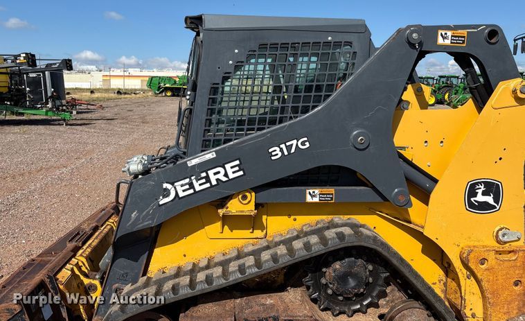 image for item EM0593 2017 John Deere 317G tracked skid steer loader