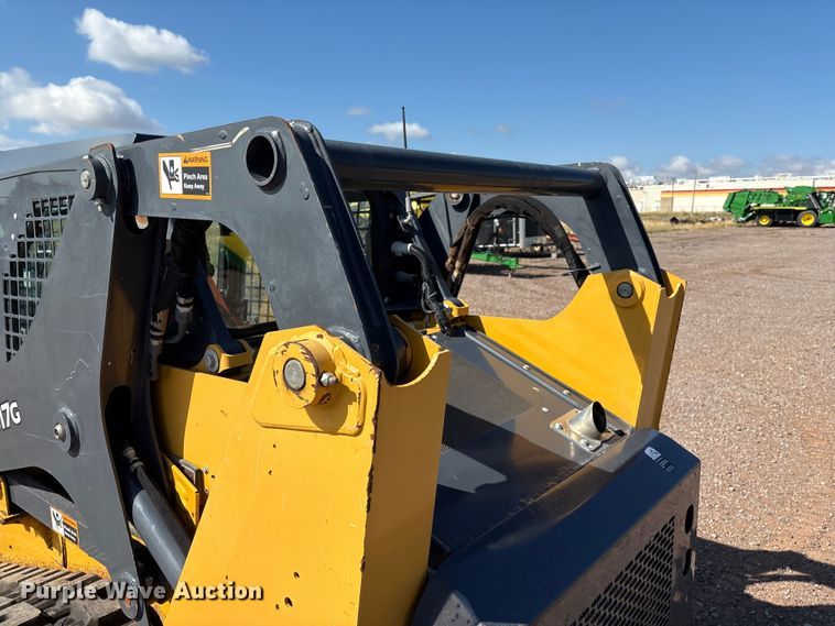 image for item EM0593 2017 John Deere 317G tracked skid steer loader