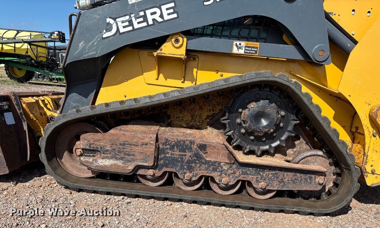 image for item EM0593 2017 John Deere 317G tracked skid steer loader