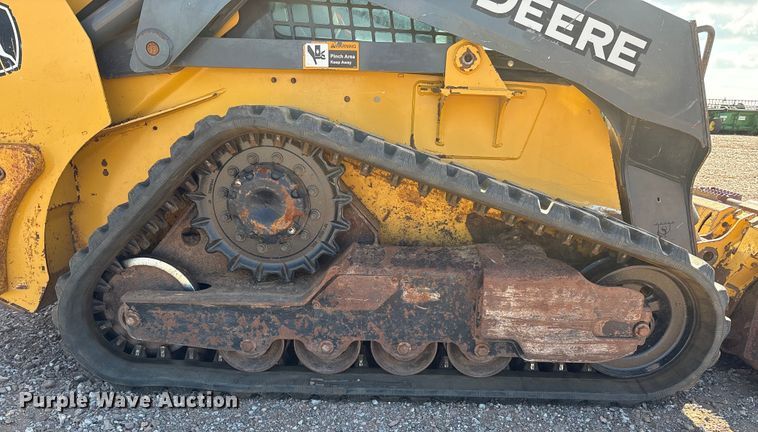 image for item EM0593 2017 John Deere 317G tracked skid steer loader