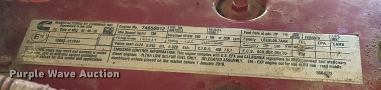 image for item EN3631 2021 Doosan XP825 HP750 air compressor