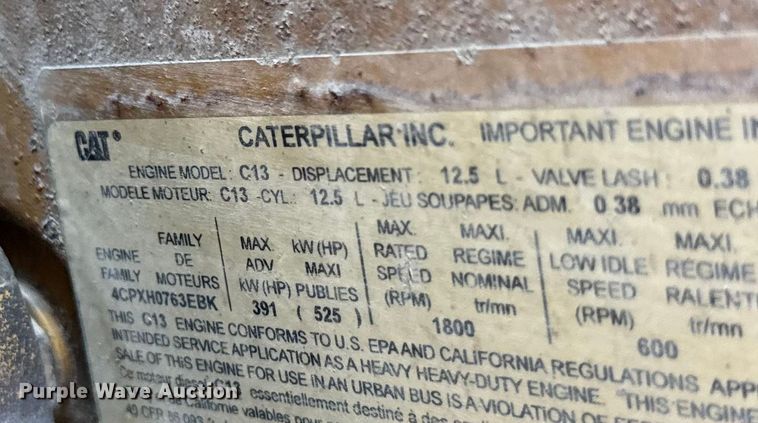 image for item EN3969 2004 Sterling L9500 Series dump truck