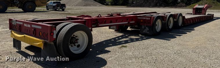 image for item EN3970 2007 Trail King Trail King Industries lowboy equipment trailer