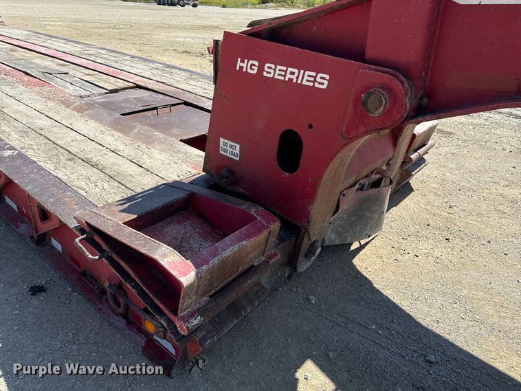 image for item EN3970 2007 Trail King Trail King Industries lowboy equipment trailer