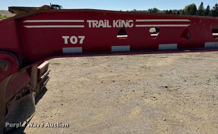 image for item EN3970 2007 Trail King Trail King Industries lowboy equipment trailer