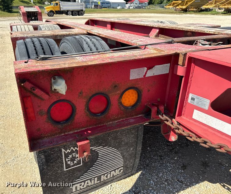 image for item EN3970 2007 Trail King Trail King Industries lowboy equipment trailer