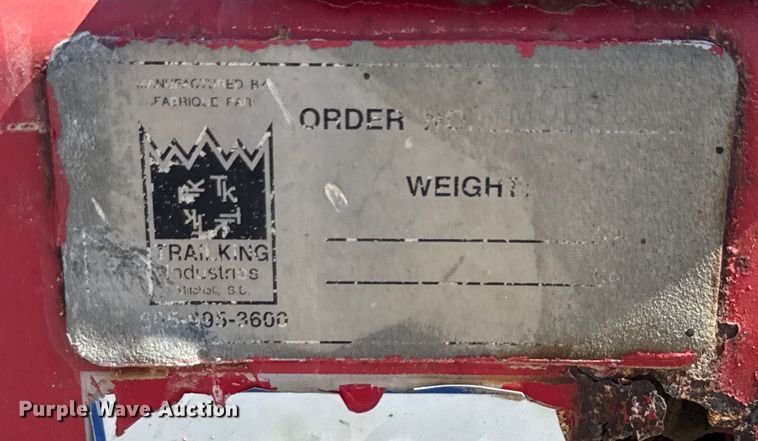 image for item EN3970 2007 Trail King Trail King Industries lowboy equipment trailer
