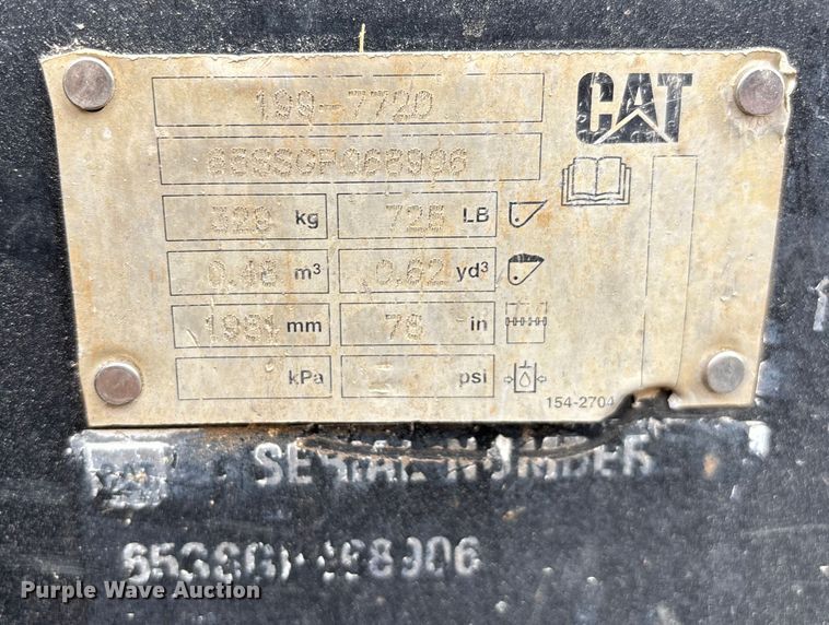 image for item EN5562 2005 Caterpillar 287B tracked skid steer loader