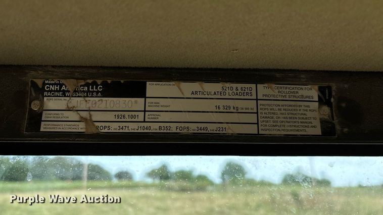 image for item EN5567 2008 Case 521D  wheel loader