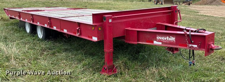image for item EN5568 2022 Overbilt tilt deck equipment trailer
