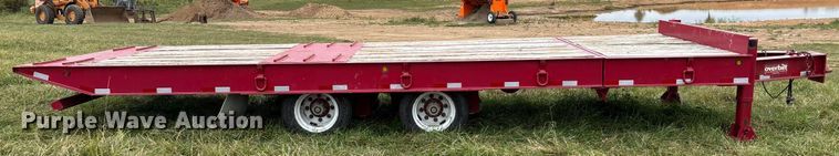 image for item EN5568 2022 Overbilt tilt deck equipment trailer