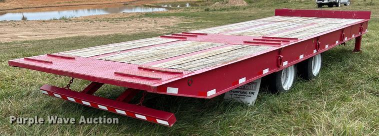 image for item EN5568 2022 Overbilt tilt deck equipment trailer