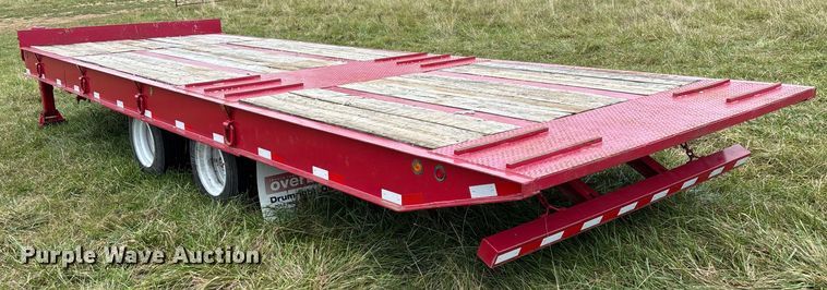 image for item EN5568 2022 Overbilt tilt deck equipment trailer