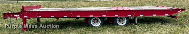image for item EN5568 2022 Overbilt tilt deck equipment trailer