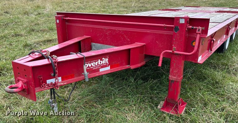 image for item EN5568 2022 Overbilt tilt deck equipment trailer