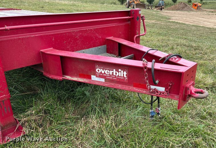 image for item EN5568 2022 Overbilt tilt deck equipment trailer
