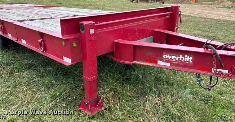 image for item EN5568 2022 Overbilt tilt deck equipment trailer