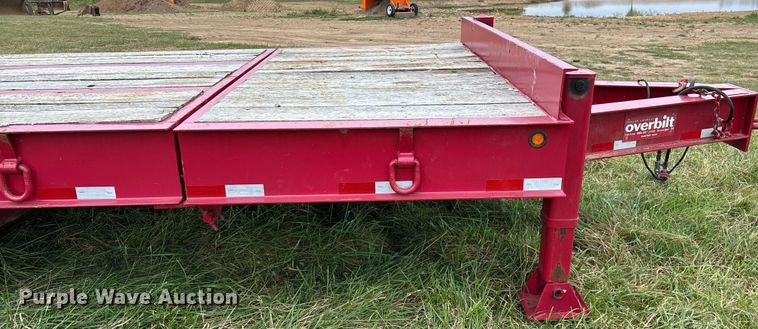 image for item EN5568 2022 Overbilt tilt deck equipment trailer
