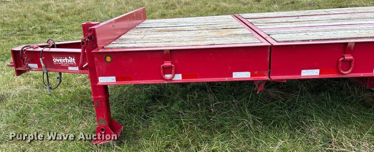 image for item EN5568 2022 Overbilt tilt deck equipment trailer