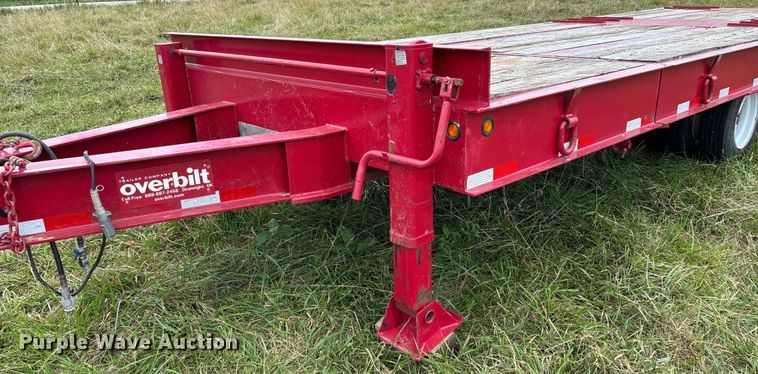 image for item EN5568 2022 Overbilt tilt deck equipment trailer