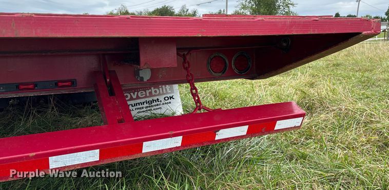 image for item EN5568 2022 Overbilt tilt deck equipment trailer