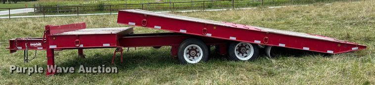 image for item EN5568 2022 Overbilt tilt deck equipment trailer