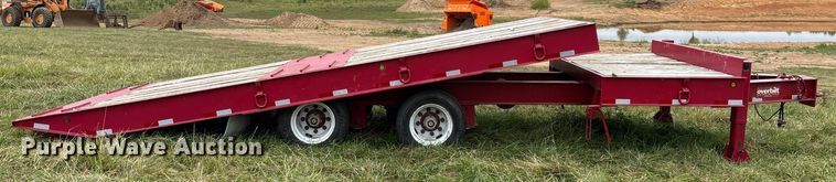 image for item EN5568 2022 Overbilt tilt deck equipment trailer