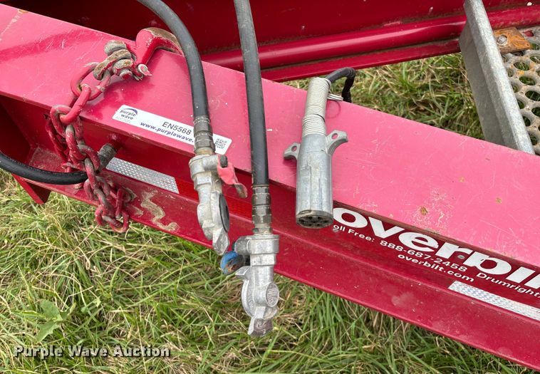 image for item EN5568 2022 Overbilt tilt deck equipment trailer