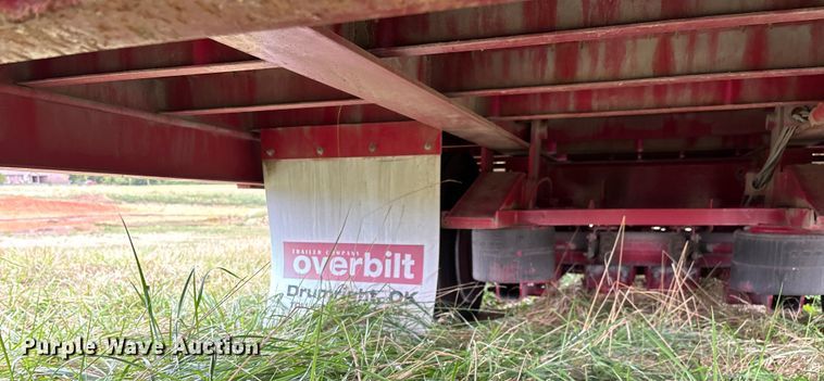 image for item EN5568 2022 Overbilt tilt deck equipment trailer