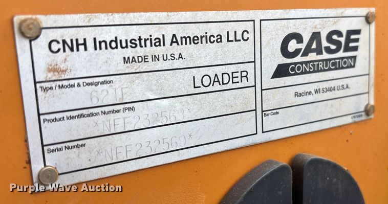 image for item EN5578 2015 Case 621F wheel loader