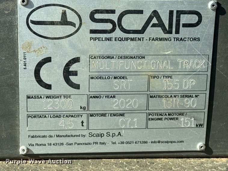 image for item EP0531 2020 Scaip SRT-155 DP track carrier