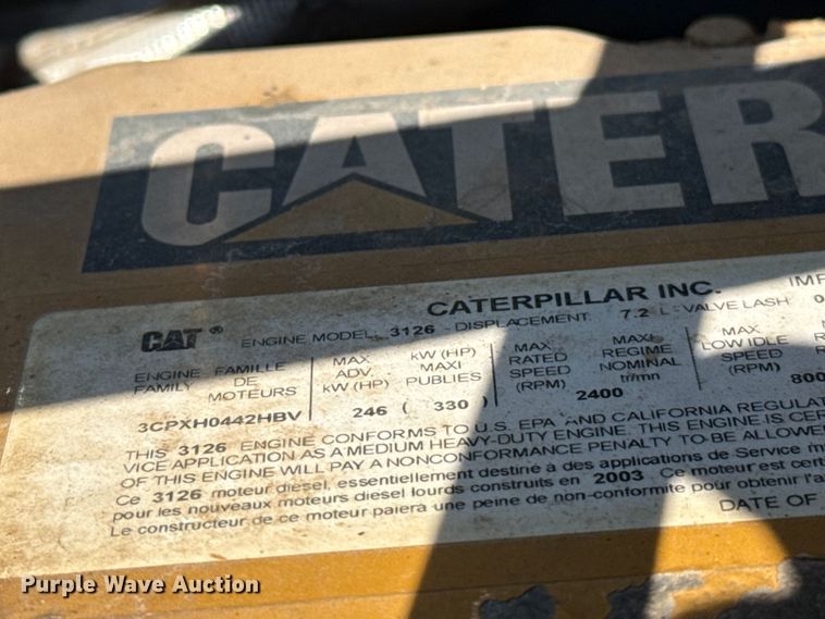 image for item EP0534 2003 Kenworth T300 digger derrick truck