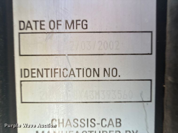 image for item EP0534 2003 Kenworth T300 digger derrick truck