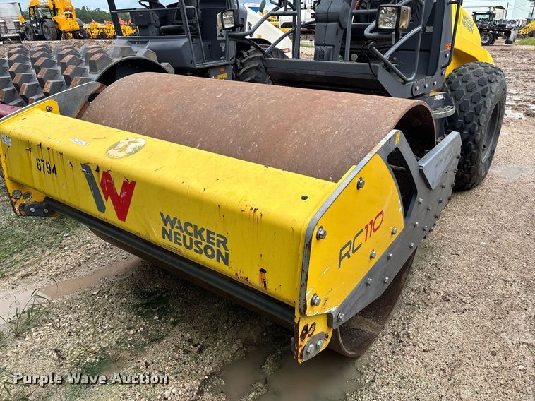 image for item EQ4055 2017 Wacker Neuson RC110 single drum vibratory roller