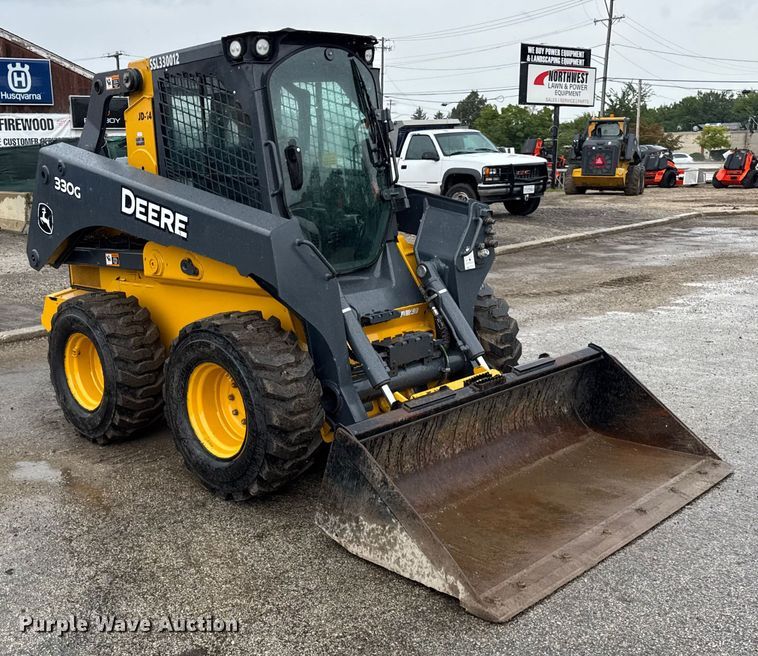 MINI CARGADOR SOBRE RUEDAS 2020 JOHN DEERE 330G