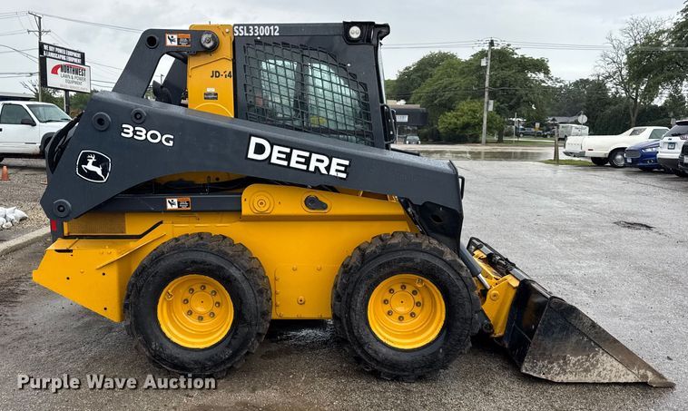 MINI CARGADOR SOBRE RUEDAS 2020 JOHN DEERE 330G
