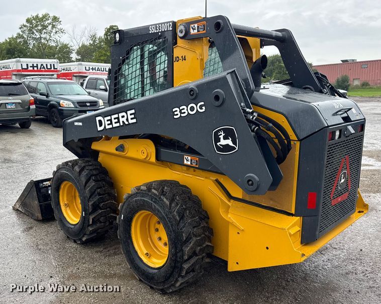 image for item ER0020 2020 John Deere 330G skid steer loader