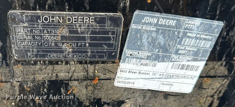 image for item ER0020 2020 John Deere 330G skid steer loader