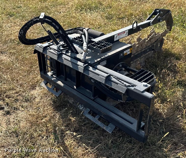 image for item ER0041 John Deere TR36B skid steer trencher