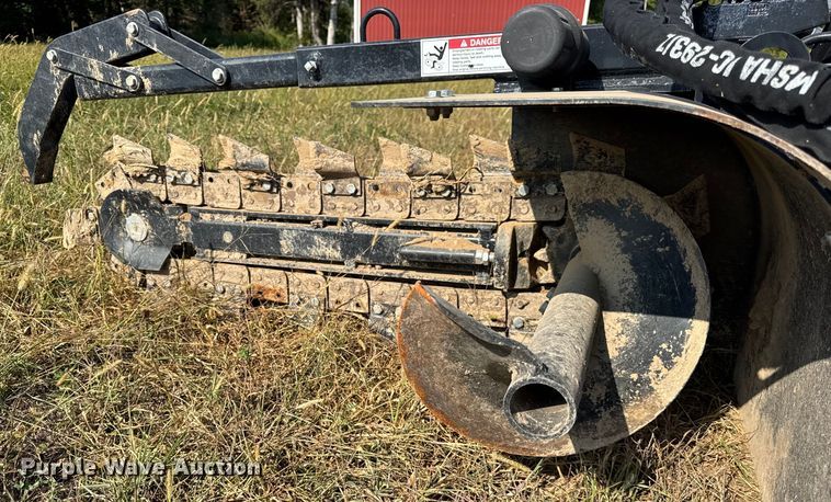 image for item ER0041 John Deere TR36B skid steer trencher